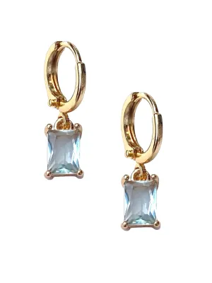 Alina Gem Huggie Earrings