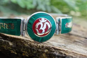 Malachite Mantra Watch Bracelet
