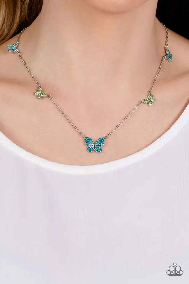 Paparazzi Necklace ~ FAIRY Special - Blue