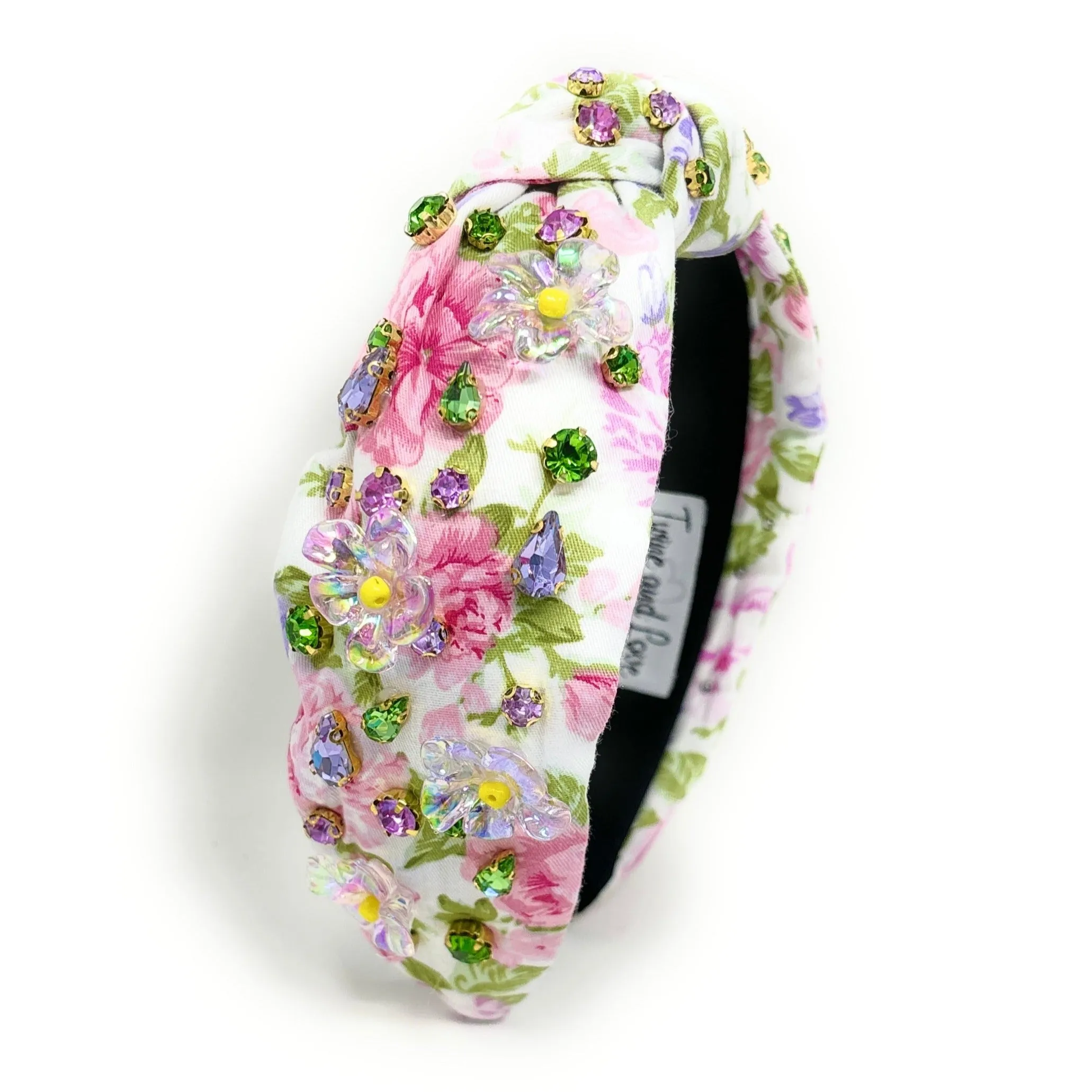 Zoe Jeweled Knot Headband
